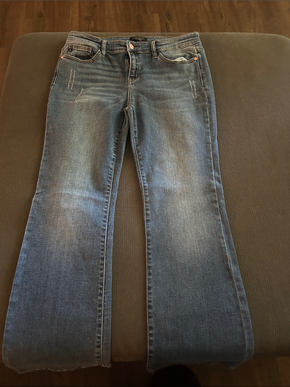 Judy Blue Faded Blue Flare Jeans